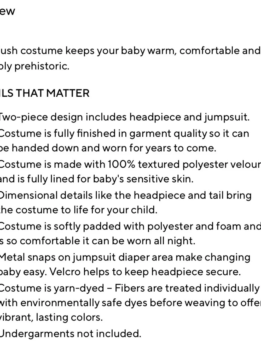 Pottery Barn Kids Green T-Rex Egg Infant Costume with White Eggfront